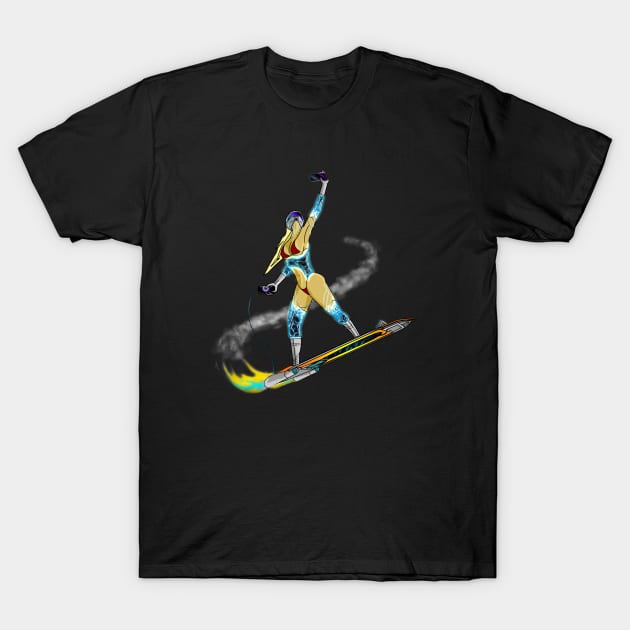 space surfing 2 T-Shirt by Valery_Shah